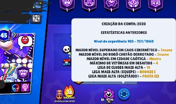 CONTA BRAWL STARS 6 ANOS !