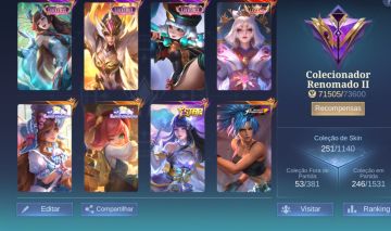 Conta mobile legends main mid