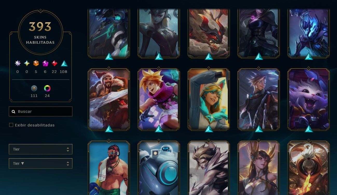 CONTAS LEAGUE OF LEGENDS (2013) 393 SKINS / Valorant (beta) 72 skins