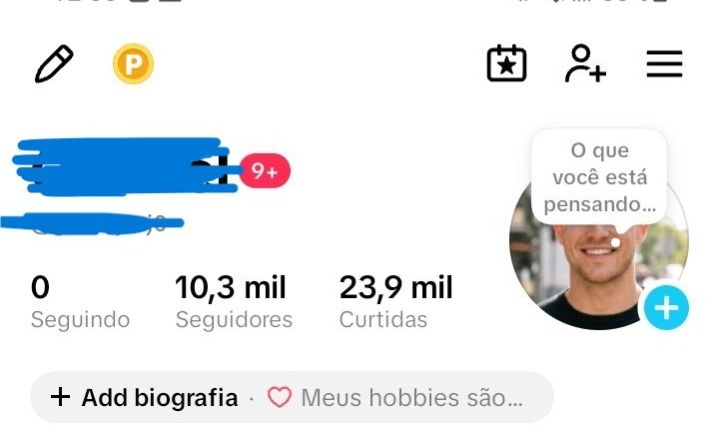 CONTA TIKTOK 10K SEGUIDORES - PROMOVER - LINK BIO (SEG. REAIS)