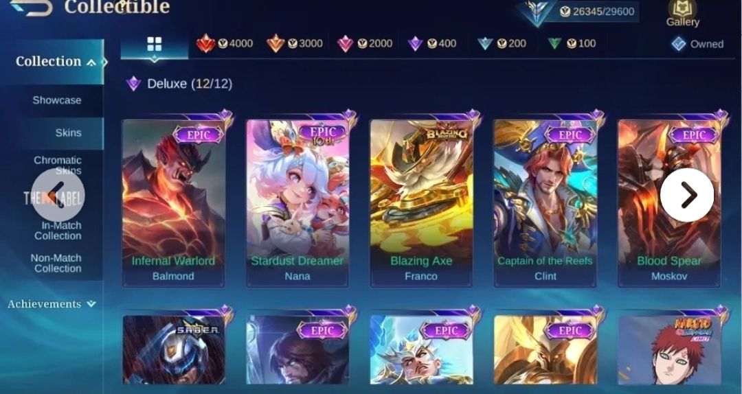 Conta mobile legends com KOF Karina