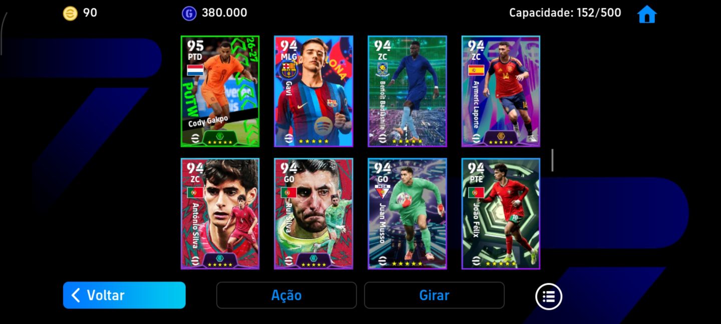 Conta de Efootball Mobile