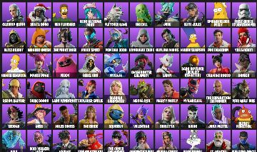 Conta Fortnite STACKED 81 Skins | Simpsons, Miku, Sub-Zero + Billy Bounce