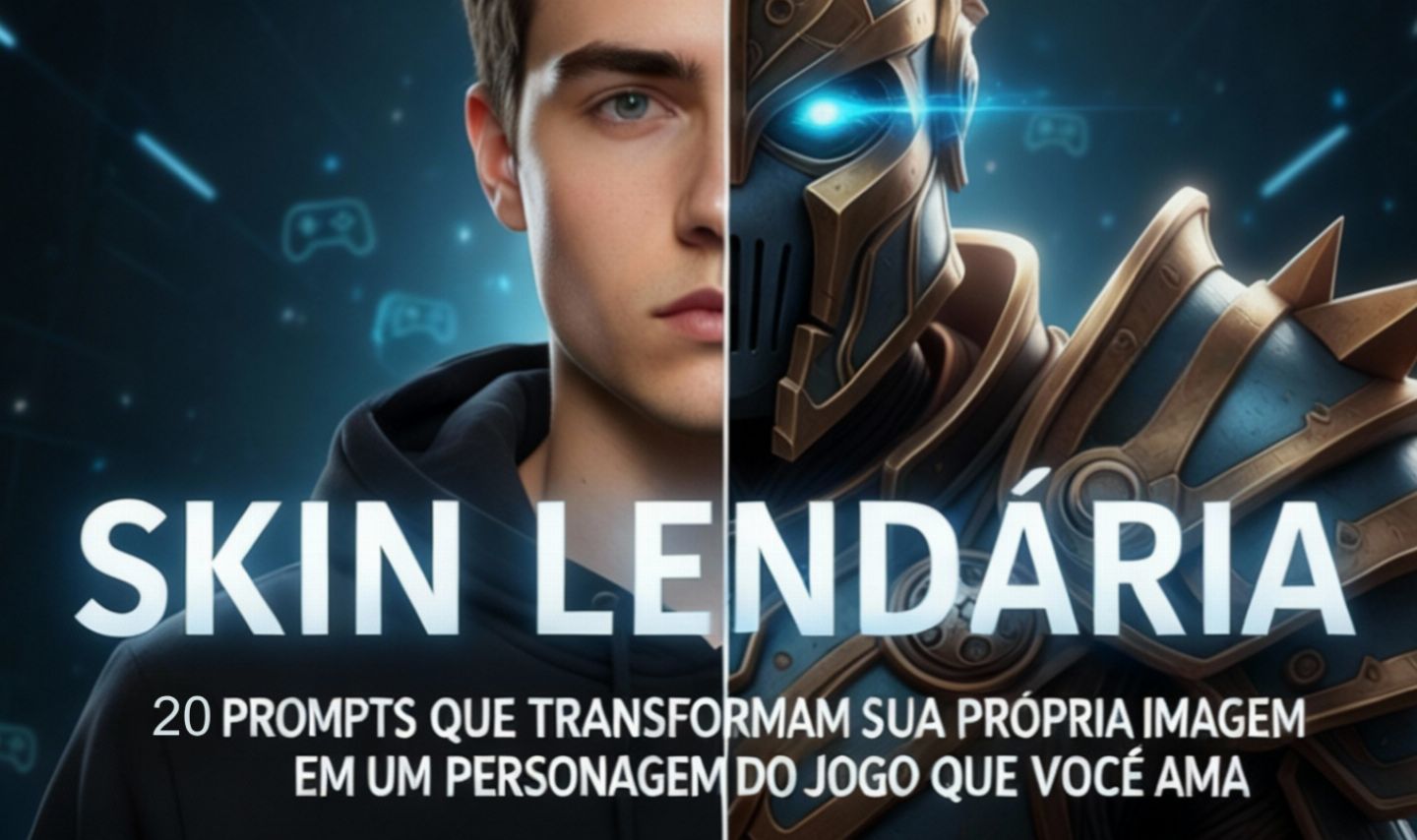 Skin Lendária 20 Prompts que Transformam você no Personagem do Jogo que Você Ama