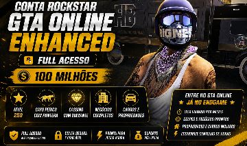 CONTA ROCKSTAR FULL ACESSO + GTA ONLINE ENHANCED