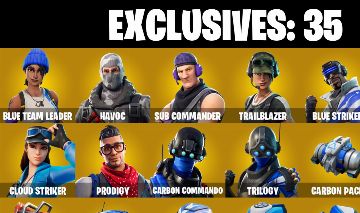13 skins | Blue Team Leader | Havoc | Sub Commander | Trailblazer | Blue Striker