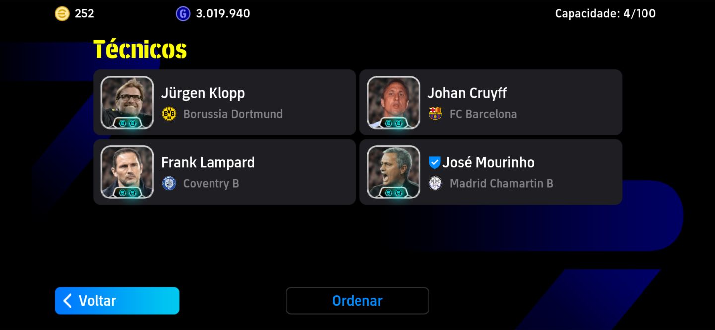 Conta muito boa para iniciantes Vozinha ao gol e jogadores Big Time