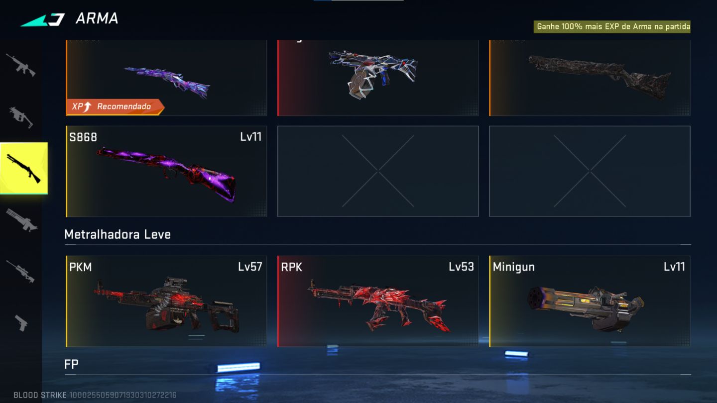 CONTA BLOOD STRIKE COM EVO, SKINS DESEJADAS E ETC