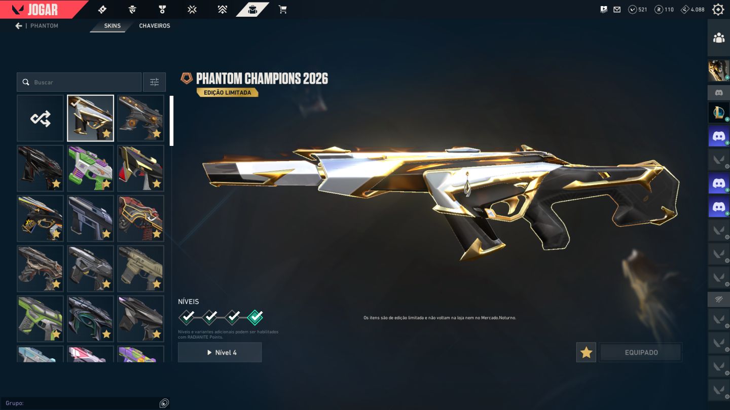 Conta de valorant com todos as champions Radiante 3x e imortal 6x R$9350 GASTOS