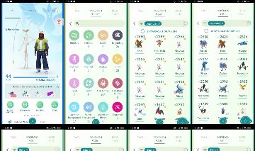 Lv44 | 6x Mewtwo | 17 Backgrounds Raros | Lendários + Eventos | F030
