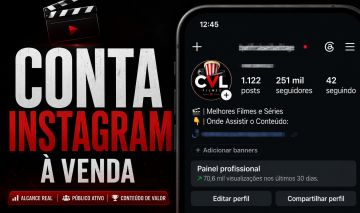 Conta Instagram com 251 mil seguidores