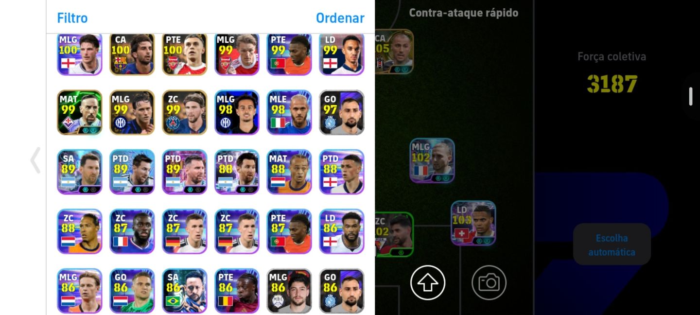 CONTA EFOOTBALL MOBILE QUARESMA/ F TORRES/ COURTOIS/ KLOPP NOVO E TIME INSANO!