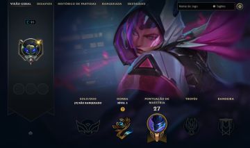 CONTA LEVEL 21 | SKIN IRELIA PROJETO | FULL ACESSO