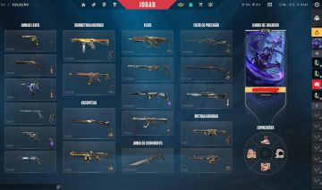CONTA VALORANT E LOL - 3K GASTOS - MUITAS SKINS