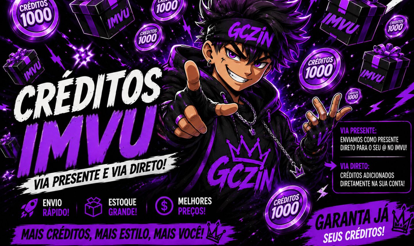 IMVU: Creditos direto / Creditos presente!!