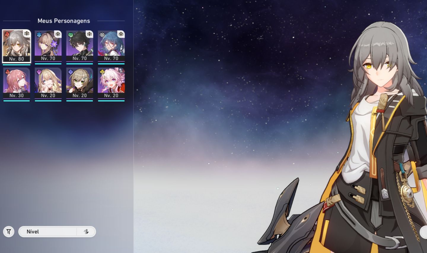 CONTA HONKAI STAR RAIL COM 147 SUMMONS + 61 MIL JADES (61.119) (LEIA)