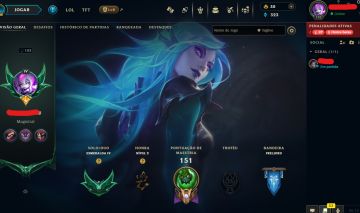 UPADA A MÃO - CONTA DE 2021 - 19 SKINS - LVL 103 - 79 CAMPEÕES - 16 CROMAS