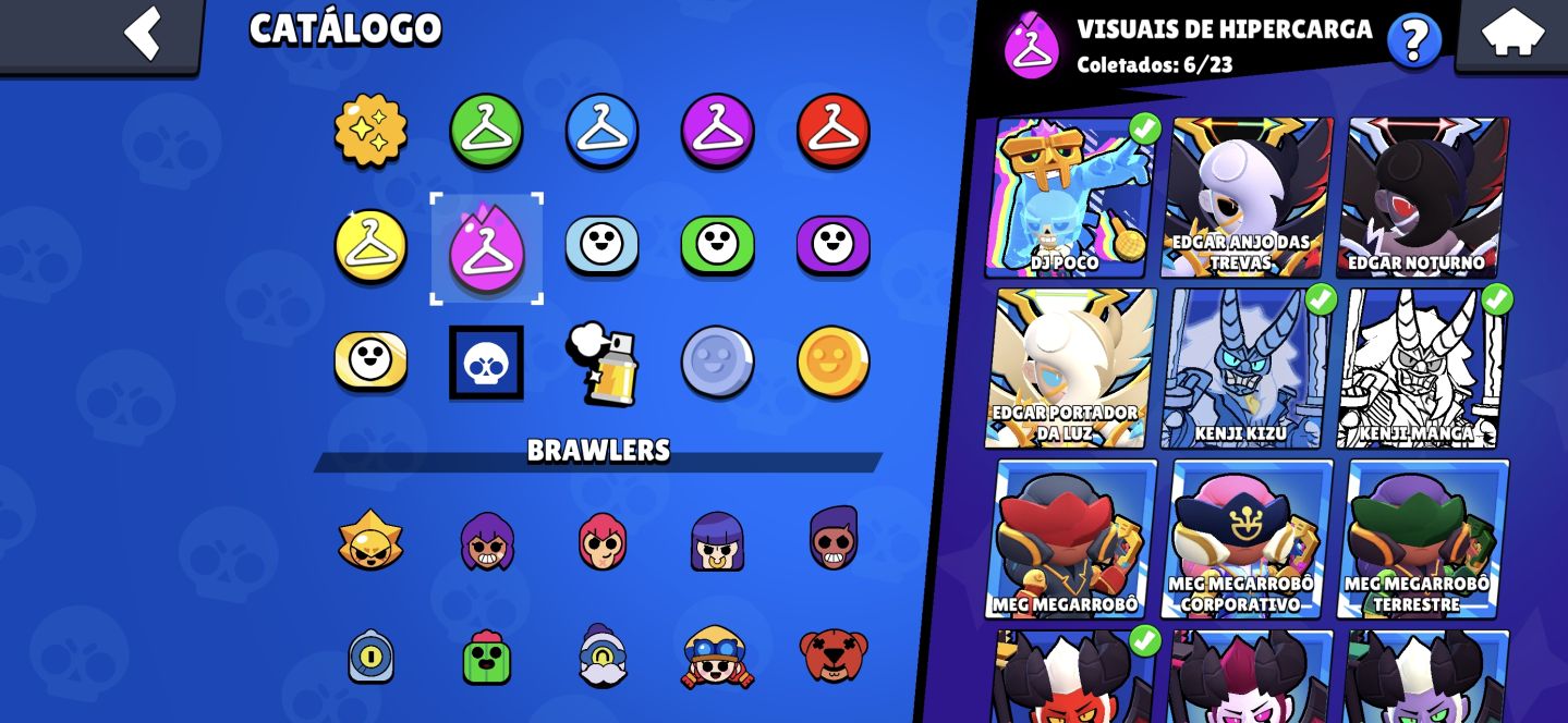 CONTA DE BRAWL TOP 80K DE TROFÉUS COM FAMA SOLAR