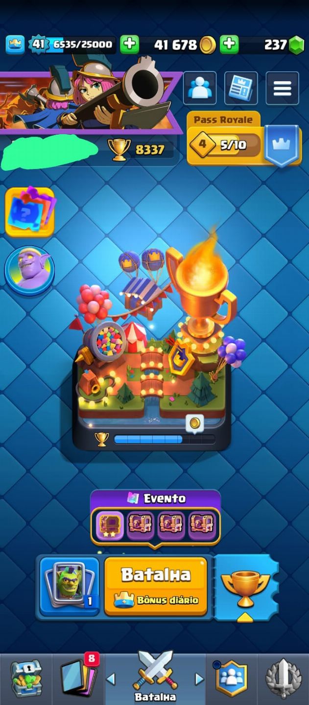 Conta Clash Royale para iniciantes! No precinho