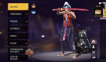 CONTA DE FREE FIRE [ANTIGA, VARIAS SKINS E PASSE FULL ACESSO]