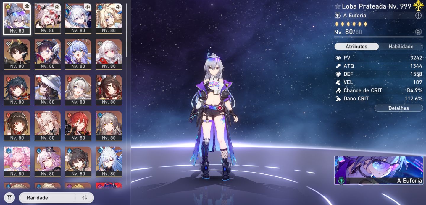Conta end game star rail. Loba 999 E2/ Acheron E2/ Mortenax blade E2/ Firefly E2