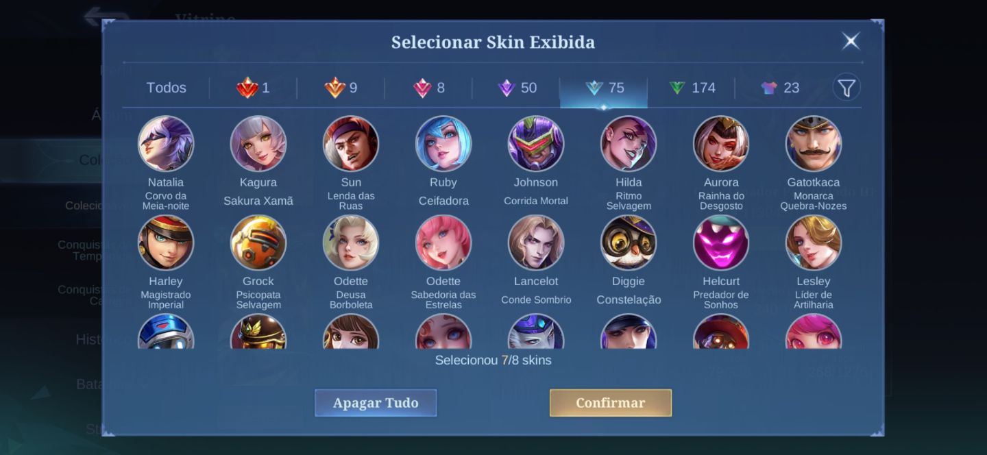 Conta mobile legend oportunidade