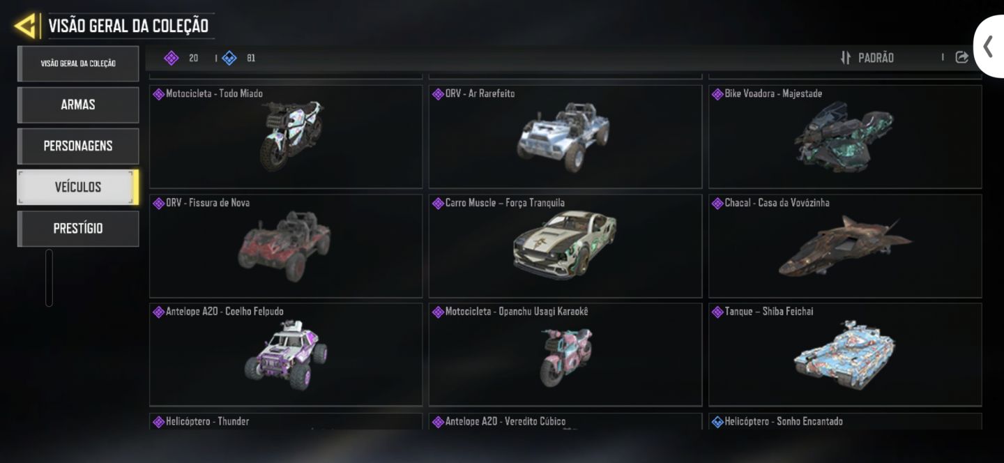 CONTA MUITO BOA DE COD