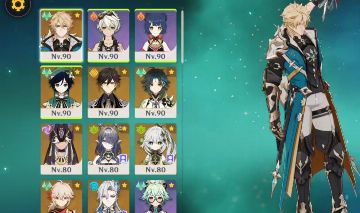 Conta de genshin com vários t5 varka, lauma, cyno e muito mais