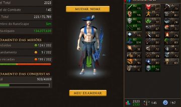 Conta RuneScape RS3 focada em ranged prof liberada