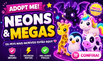 Adopt Me Pets Neons e Variados!