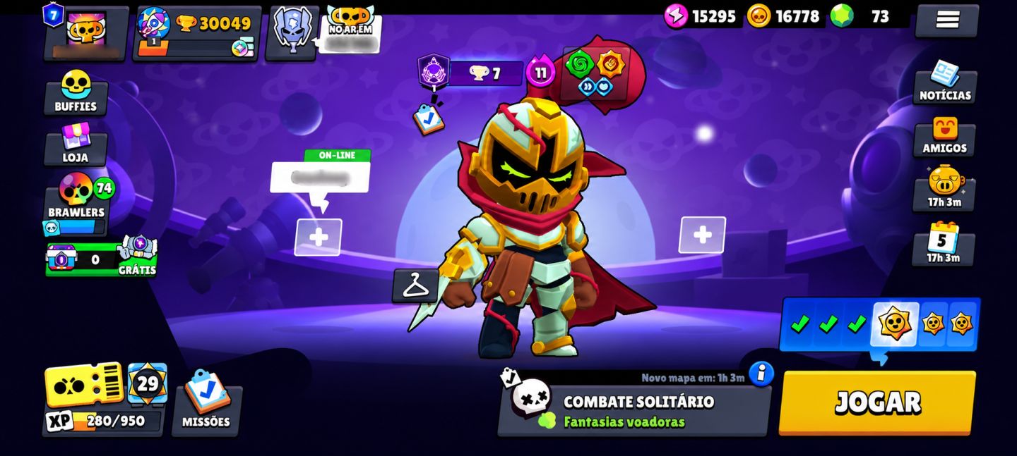 CONTA BRAWL STARS 2020 | 30K TROFÉUS | 88/107 BRAWLERS | 7 PRESTÍGIOS