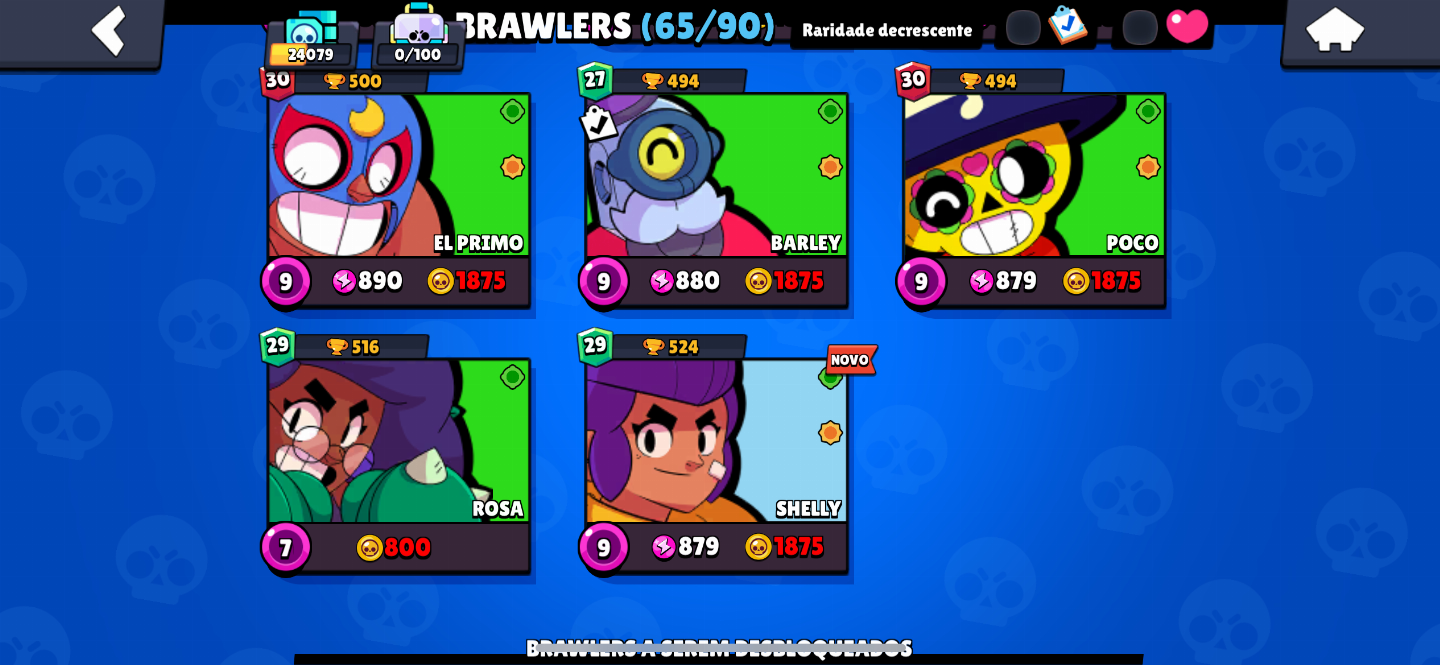 Conta Brawlstars 2018 24000 troféus
