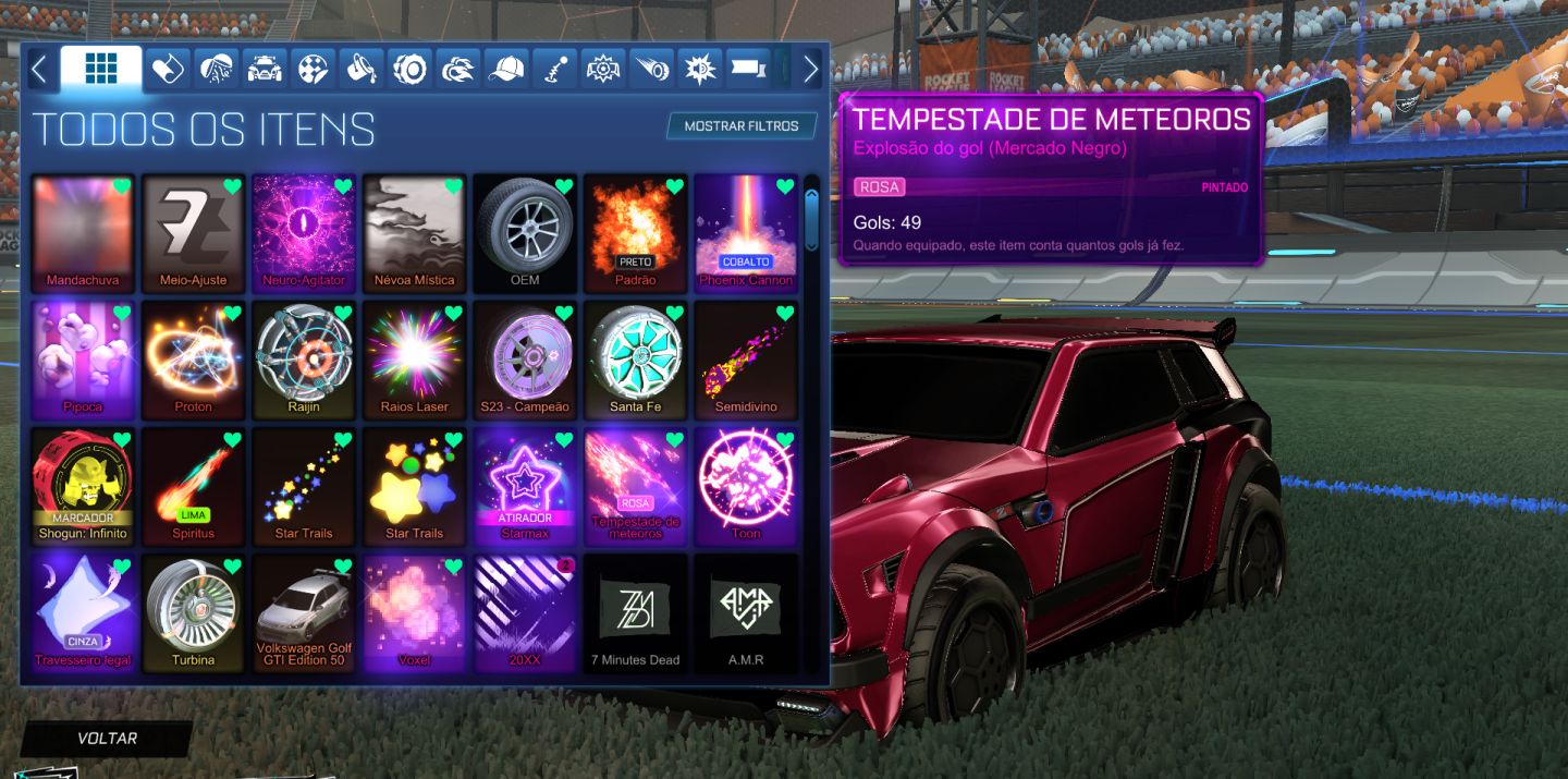 Conta Rocket League | Campeã S22 | Fennec Preto | Preço de Forn | BARATO!