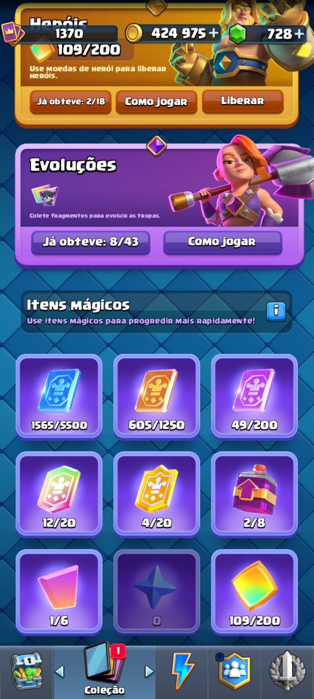 CONTA 3 EM 1 DE BRAWN STARS,CLASH ROYALE,CLASH OF CLANS CONTAS TODAS UPADAS
