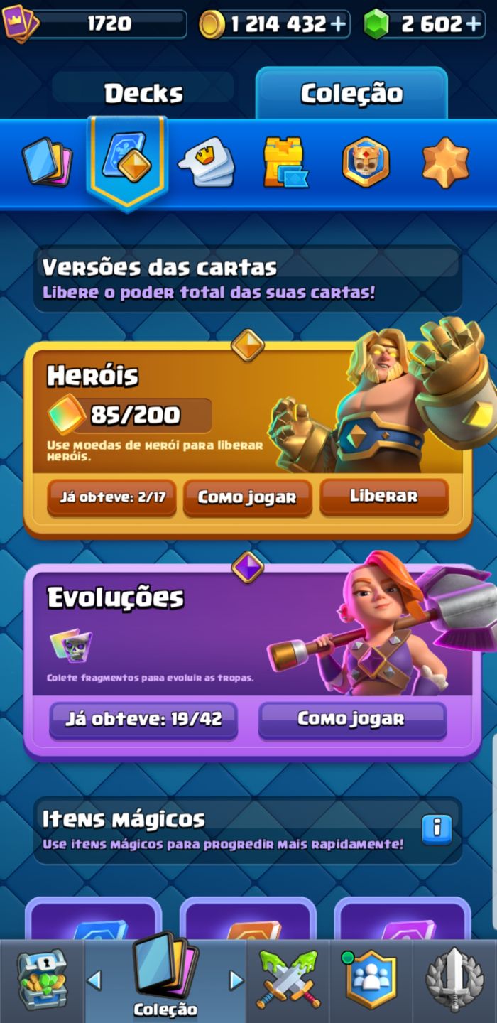 Conta P2W de Clash Royale 40% OFF
