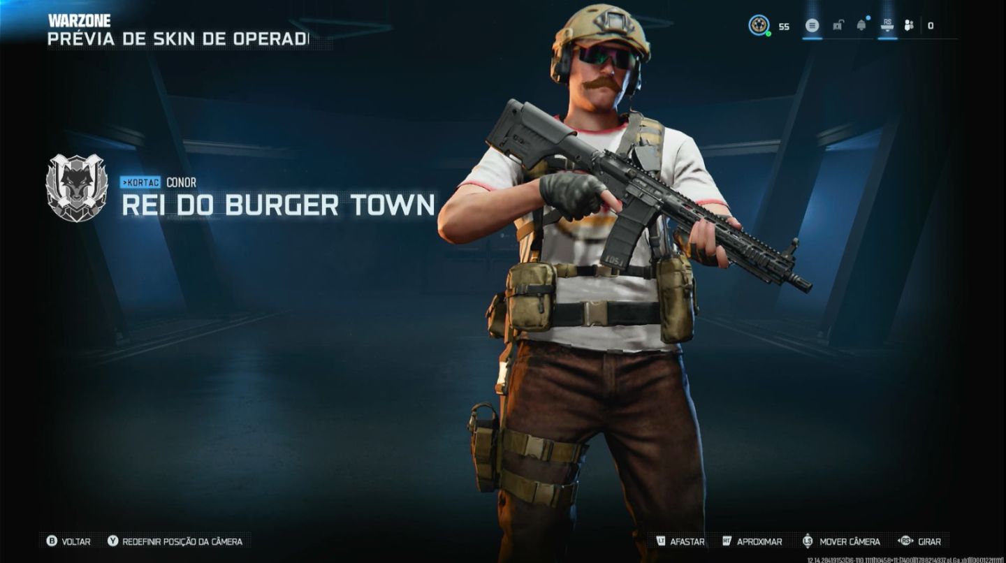 Conta Muito Rara Nuke Warzone + Carmesim + Singularity + Nuke MP