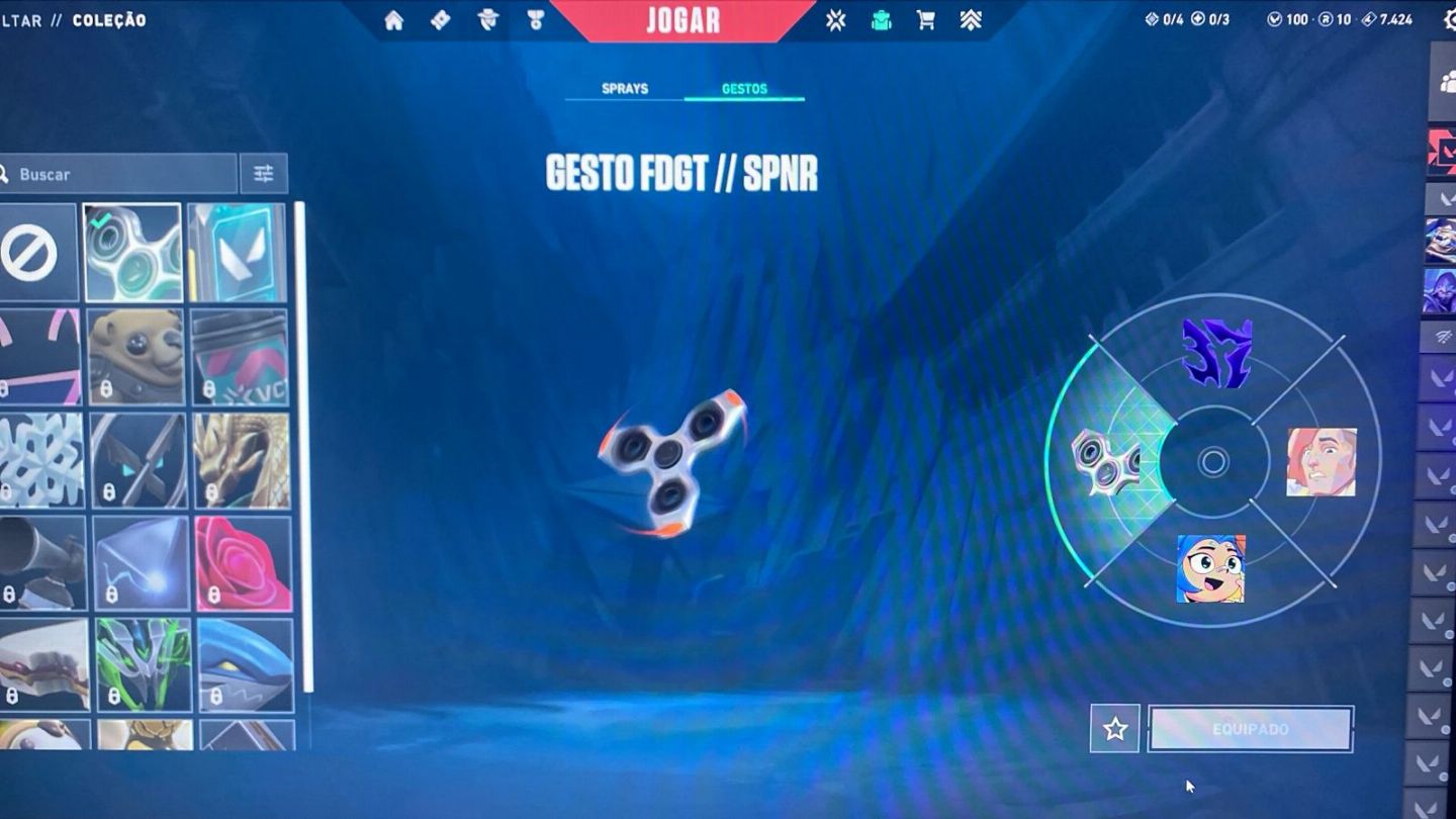 CONTA VALORANT SKINS VANDAL PHANTOM FACA E GESTOS (LER DESCRIÇÃO DO PRODUTO!!!)