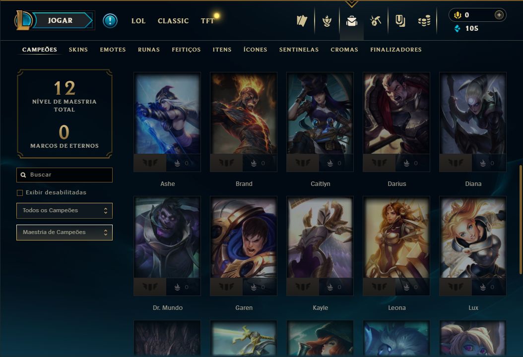 SKIN FIORA ESPADA ALADA + [ POSSIVEL DESBLOQUEAR RANQUEADA ] + [ TROCA NICK ]