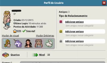 CONTA HABBO BR 2015 (VISU CARA DE GATO, COROA DE NOBRE E CABELO SEREIA)