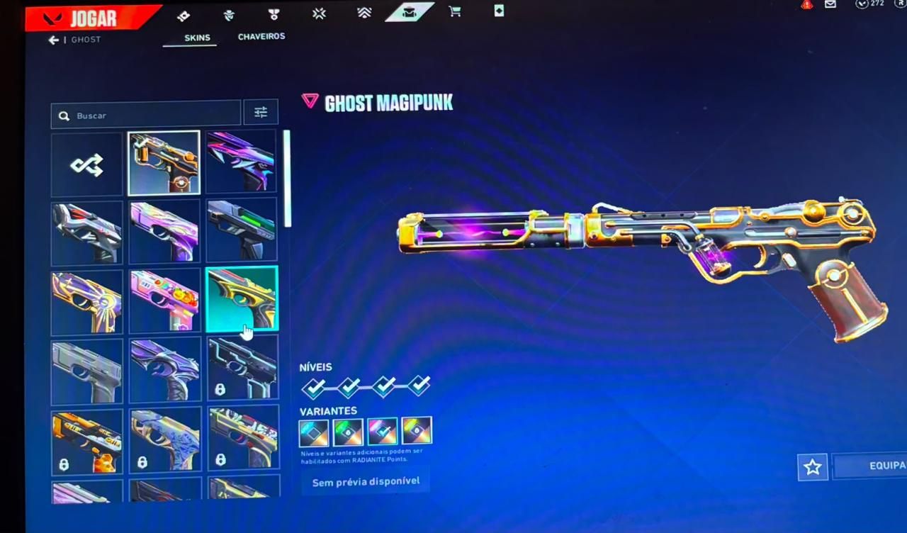 Conta valorant com mais de 2k gastos , elo atual plat 1