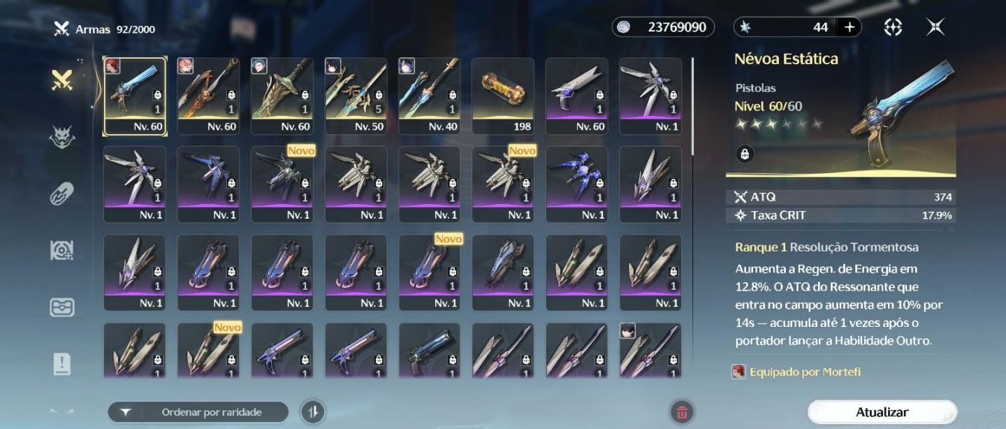 Nivel 49- Xuanling + Chang li + arma +Jiyan + arma
