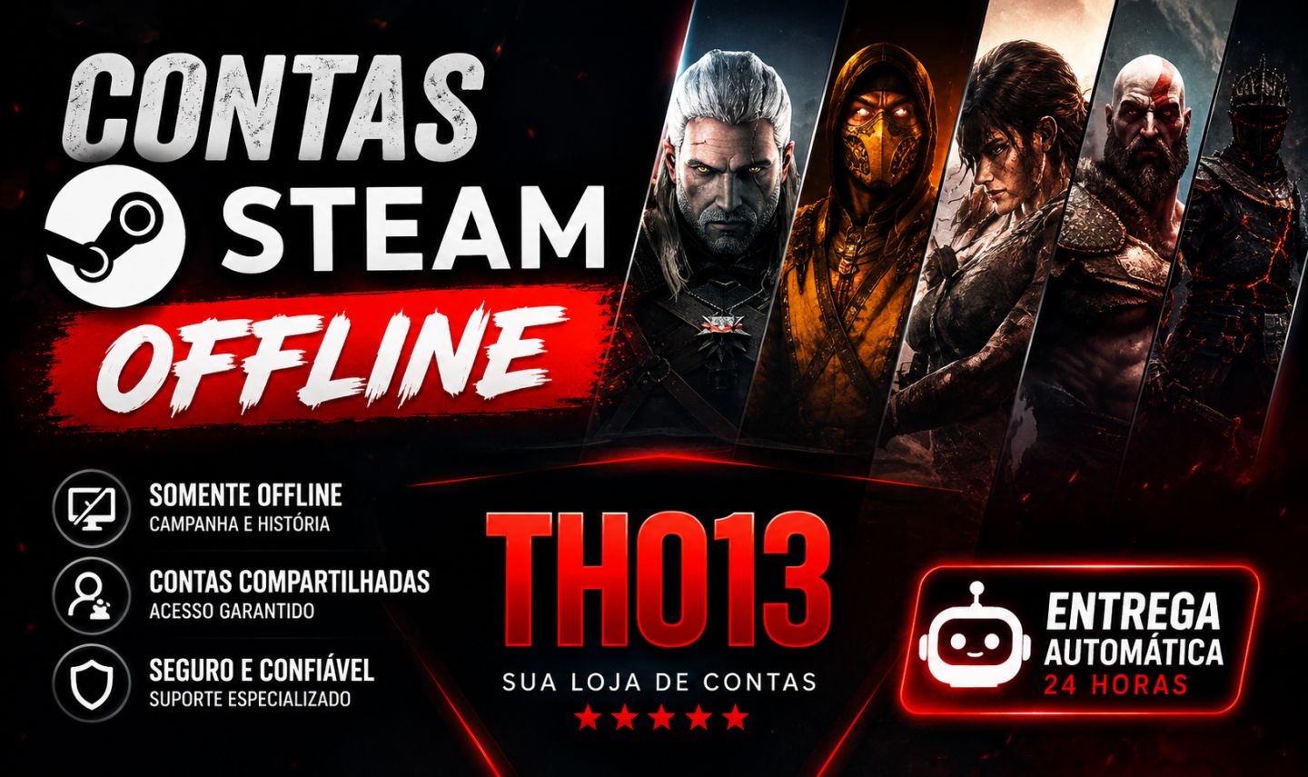 JOGOS CONTAS STEAM OFFLINE JOGOS LANÇAMENTOS E ATUAIS
