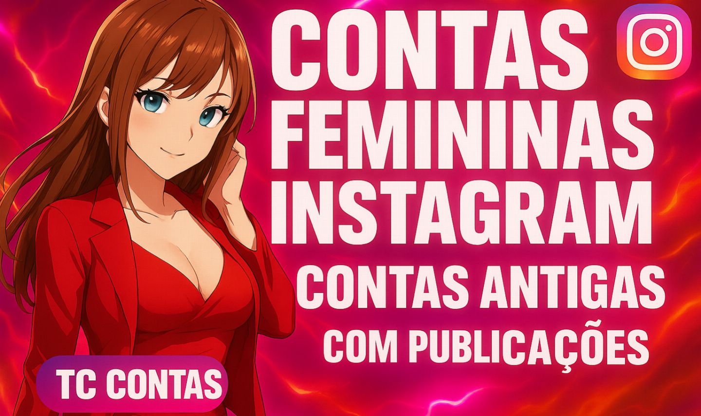 CONTAS ANTIGAS FEMININAS BRASILEIRAS INSTAGRAM SEM SELO DE NOVO