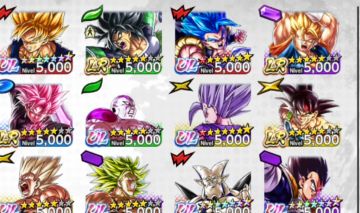 Conta dragon ball legends com 12ultras ,5 personagens lr