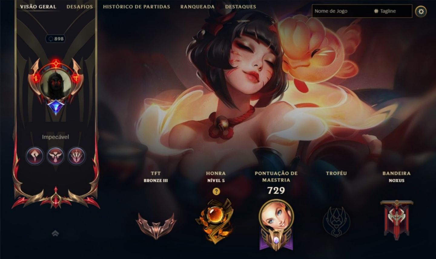CONTA LOL LVL 898 - UNRANKED - 541 SKINS, 339 CROMAS - ABERTA A NEGOCIAR