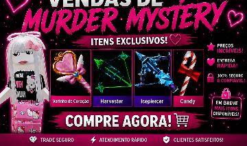 ITENS DE MURDER MYSTERY 2 (MM2)
