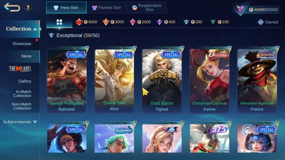 232 SKINS - FULL EMBLEMAS - FULL HEROIS