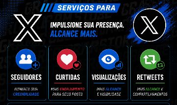 SEGUIDORES X (TWITTER) | CURTIDAS, VISUALIZAÇÕES E RETWEETS | ENTREGA RÁPIDA