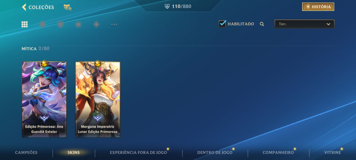 Conta Wild Rift TOP melhor skins Main Sion