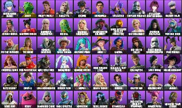 Conta Fortnite INSANA 90 Skins | Gojo, Chun-Li, Hatsune Miku + 22 Pagas